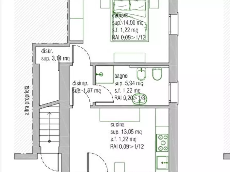 Immagine 1 di Appartamento in vendita  a Mantova