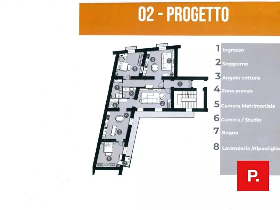 Immagine 4 di Appartamento in vendita  in via pollio 12 a Caserta