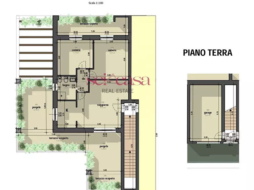 Immagine 1 di Villetta a schiera in vendita  a Grosseto