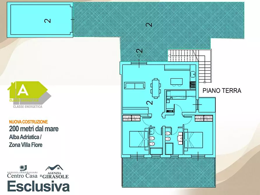 Immagine 1 di Appartamento in vendita  in Via dei Tigli a Alba Adriatica