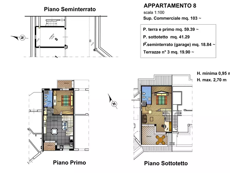 Immagine 1 di Appartamento in vendita  a Montespertoli
