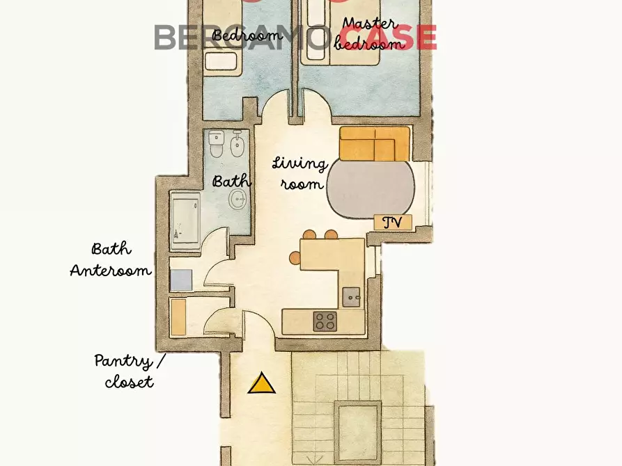 Immagine 11 di Appartamento in vendita  in Via A. Maj 26 a Bergamo