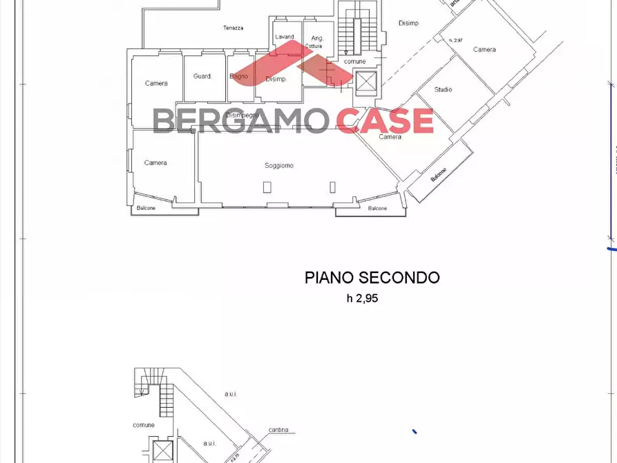 Immagine 12 di Appartamento in vendita  in Via San Benedetto a Bergamo