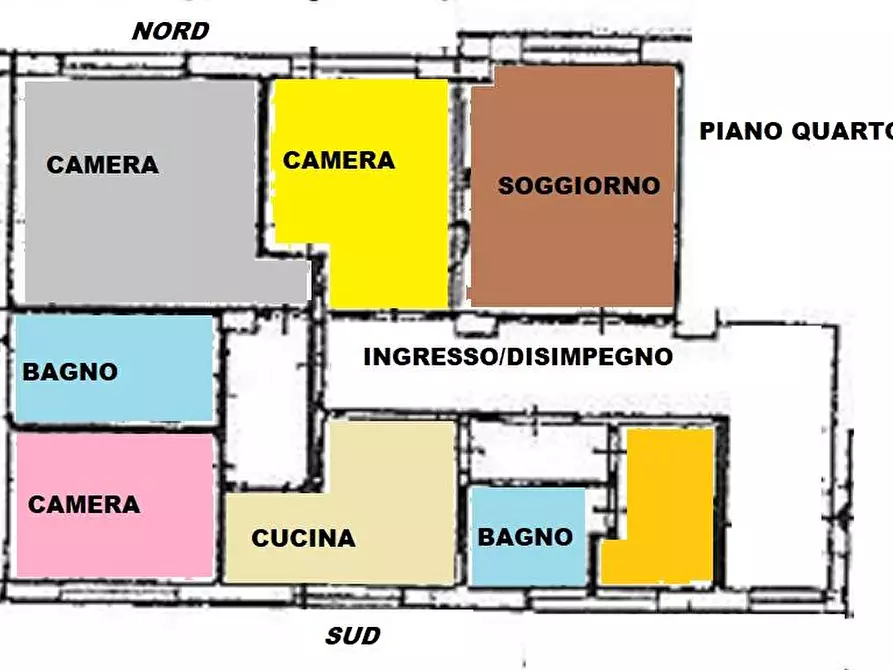 Immagine 1 di Appartamento in vendita  a Pisa