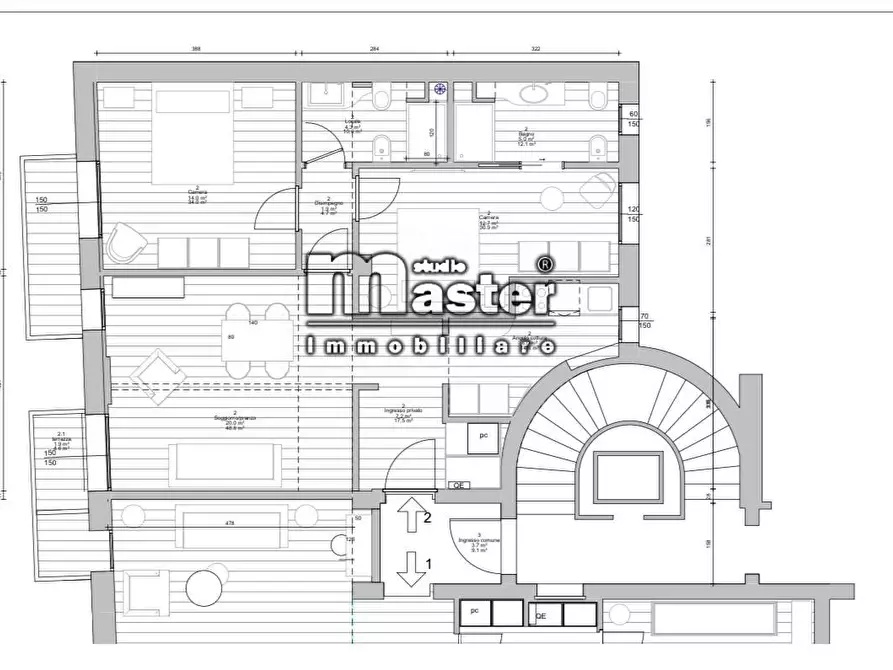 Immagine 2 di Appartamento in affitto  in PIAZZA MATTEOTTI a Treviso