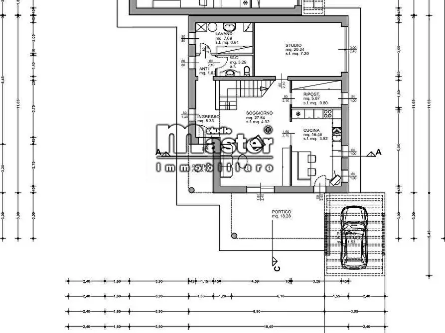 Immagine 4 di Villa in vendita  in via venier a Treviso