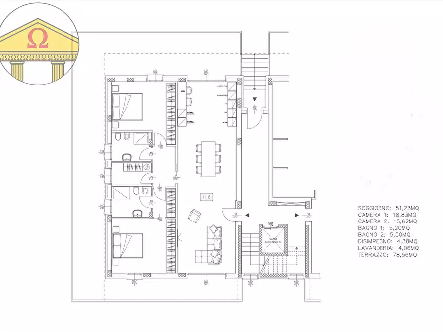 Immagine 7 di Appartamento in vendita  a Treviso