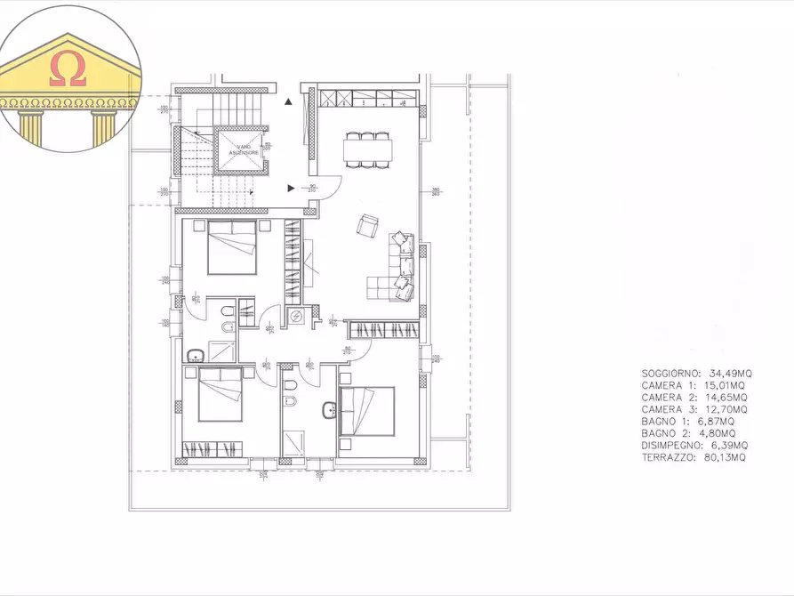 Immagine 7 di Appartamento in vendita  a Treviso