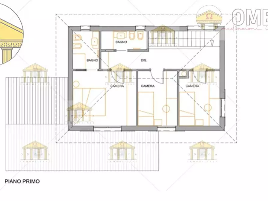 Immagine 4 di Villa in vendita  a Treviso