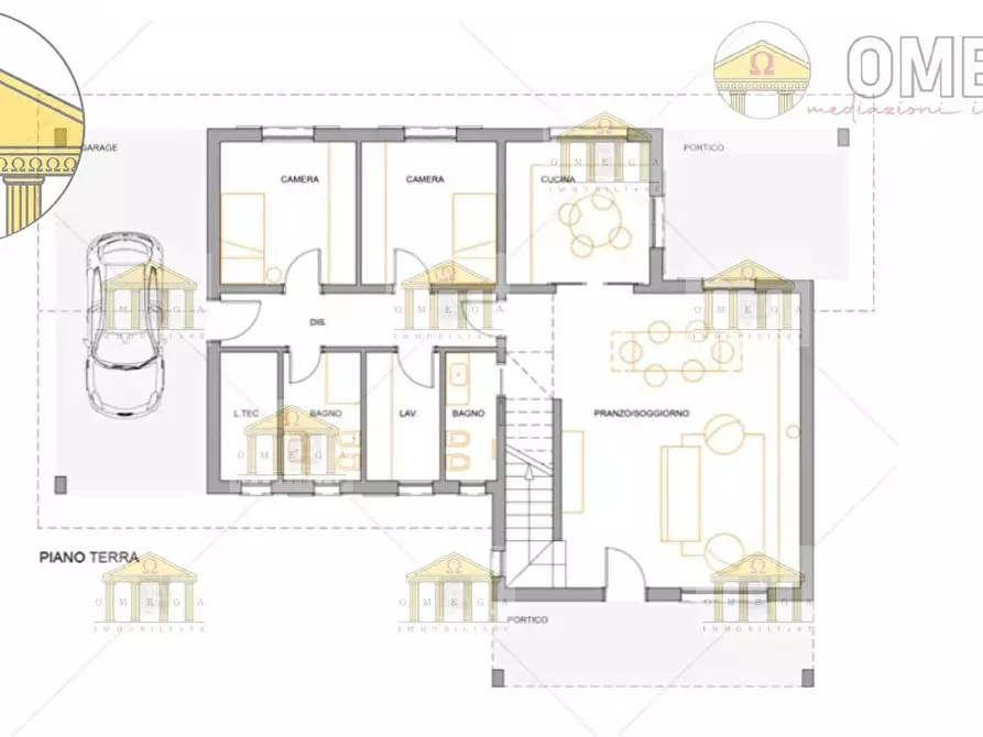 Immagine 4 di Villa in vendita  a Treviso