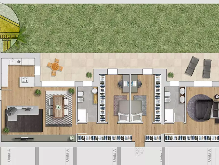 Immagine 3 di Appartamento in vendita  a Refrontolo