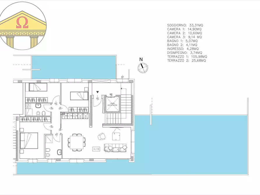 Immagine 3 di Appartamento in vendita  a Treviso