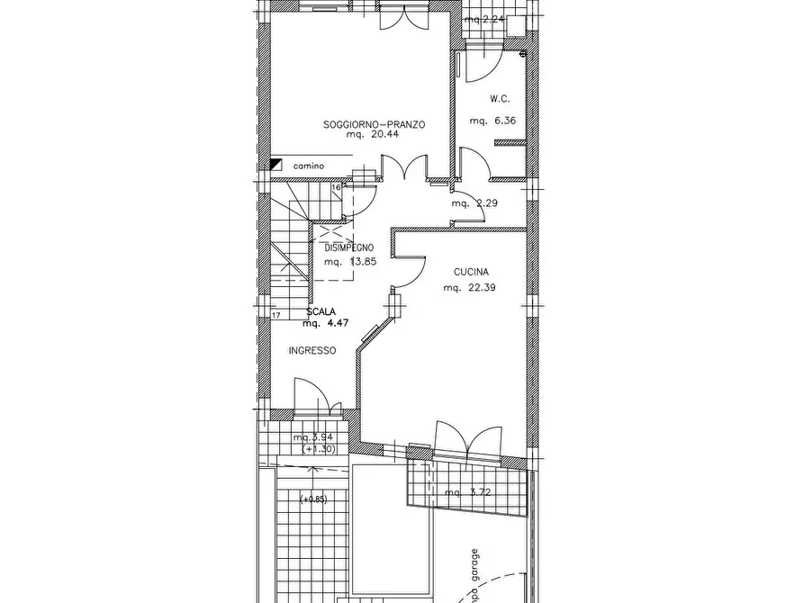 Immagine 27 di Villetta a schiera in vendita  in VIA VILLA CARACCIOLO 66 a Ariano Irpino