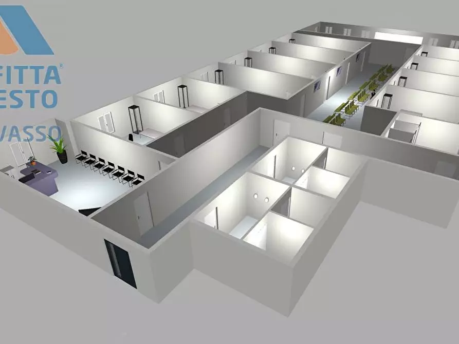 Immagine 5 di Ufficio in affitto  in CORSO TORINO 70 a Caluso