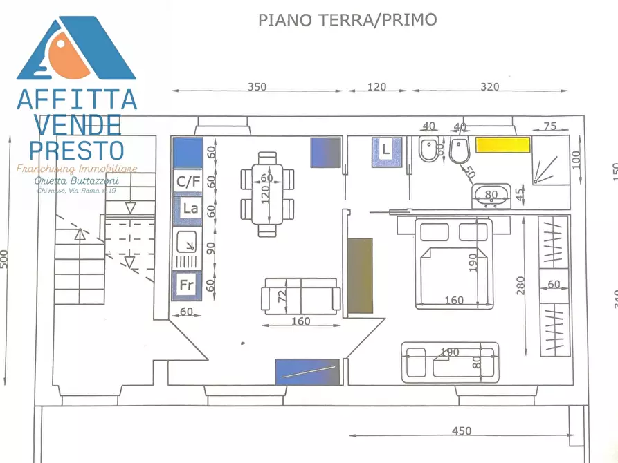 Immagine 1 di Appartamento in affitto  in Via Cappuccini a Chivasso