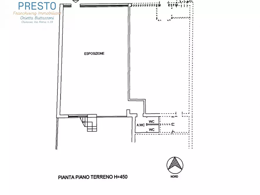 Immagine 1 di Negozio in affitto  in CORSO a Chivasso
