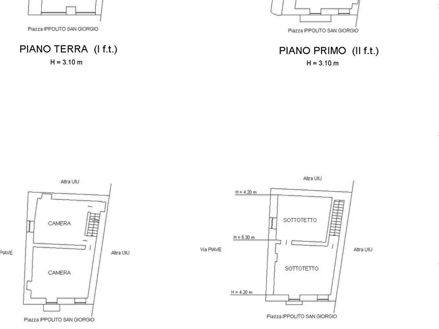 Immagine 29 di Casa semindipendente in vendita  in piazza ippolito 2 a San Giorgio Canavese
