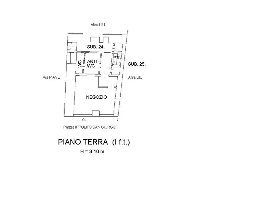 Immagine 31 di Casa semindipendente in vendita  in piazza ippolito 2 a San Giorgio Canavese