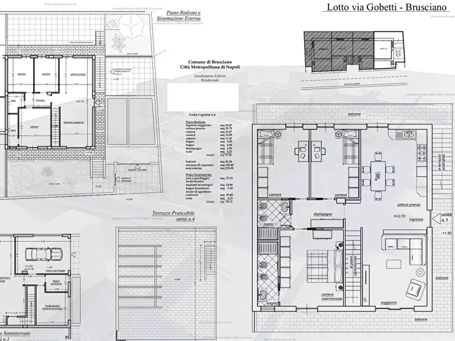 Immagine 4 di Villa in vendita  a Brusciano