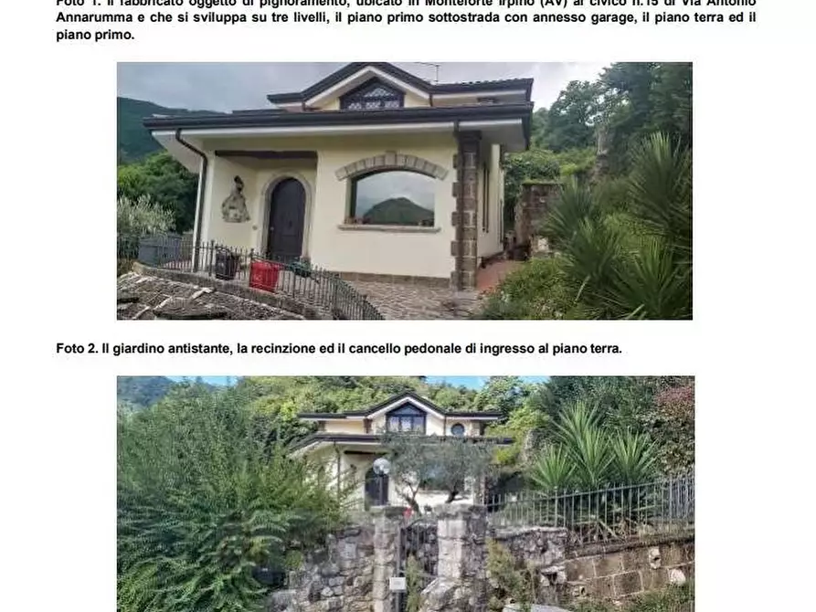 Immagine 1 di Villa in vendita  in via annarumma snc a Monteforte Irpino