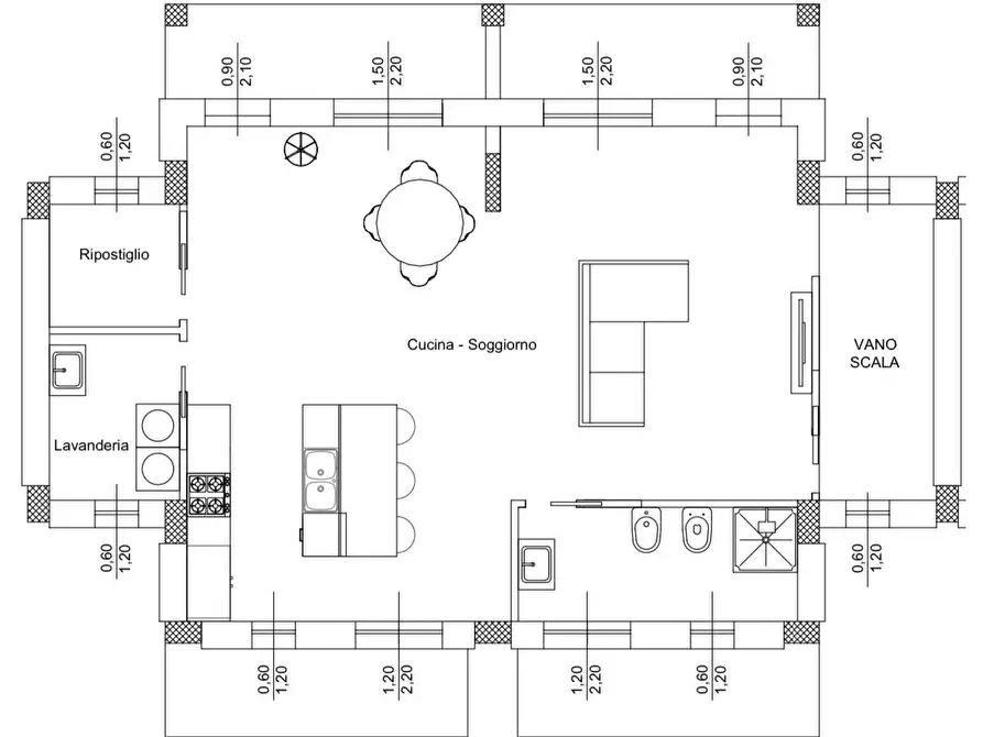 Immagine 3 di Villetta a schiera in vendita  in Via Canneto 1 a San Mango Piemonte