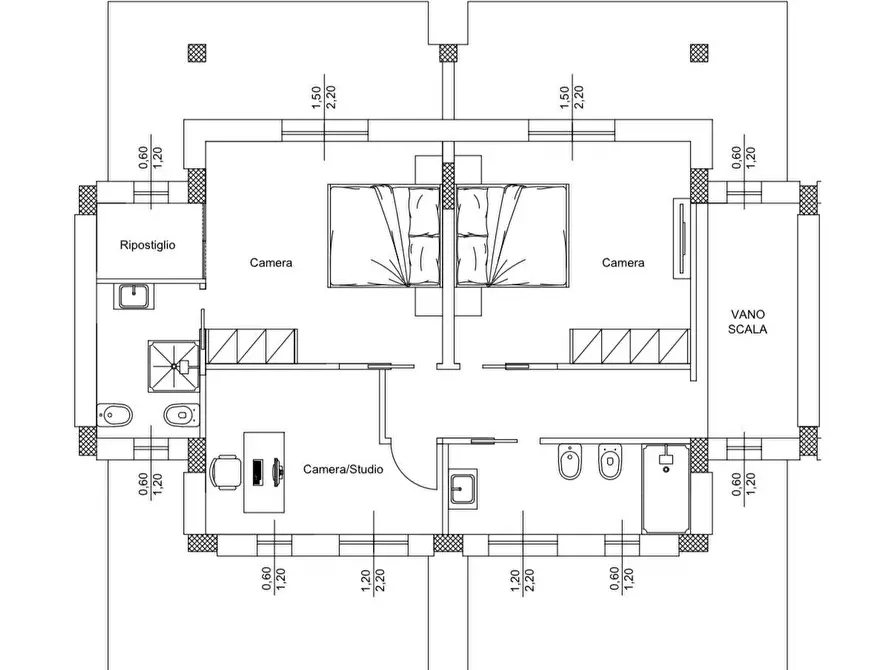 Immagine 4 di Villetta a schiera in vendita  in Via Canneto 1 a San Mango Piemonte