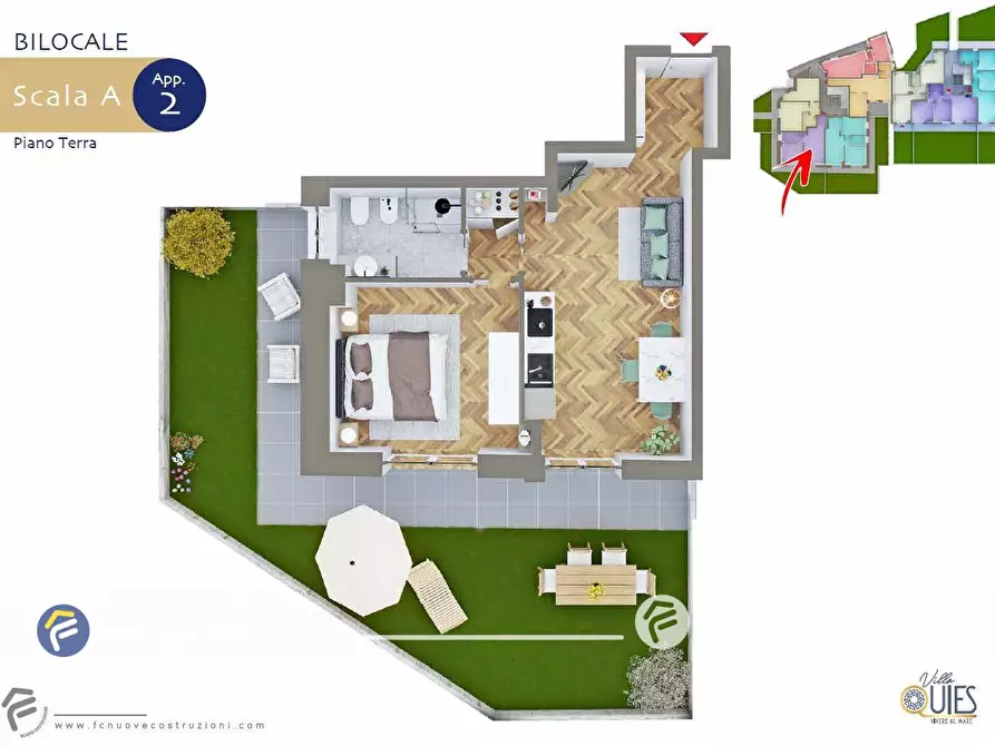 Immagine 58 di Appartamento in vendita  in Via Vittorio Veneto 8 a Borgio Verezzi