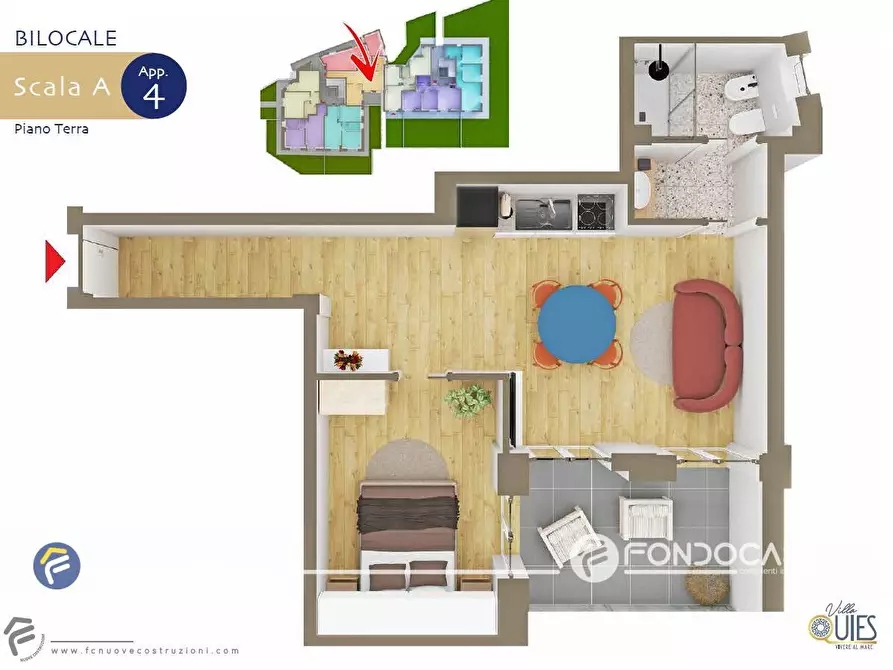 Immagine 55 di Appartamento in vendita  in Via Vittorio Veneto 8 a Borgio Verezzi