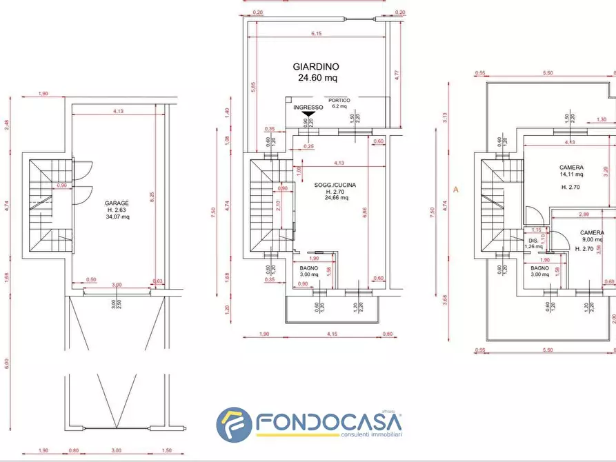 Immagine 13 di Villetta a schiera in vendita  in Via Canneto 1 a San Mango Piemonte