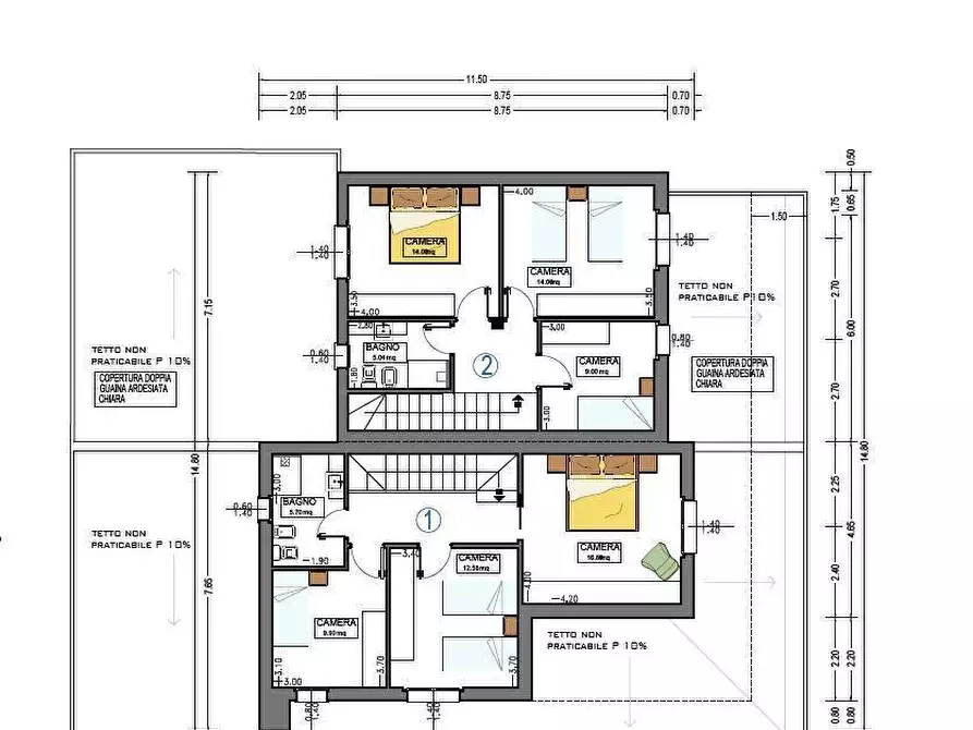 Immagine 7 di Casa semindipendente in vendita  a Ospitaletto