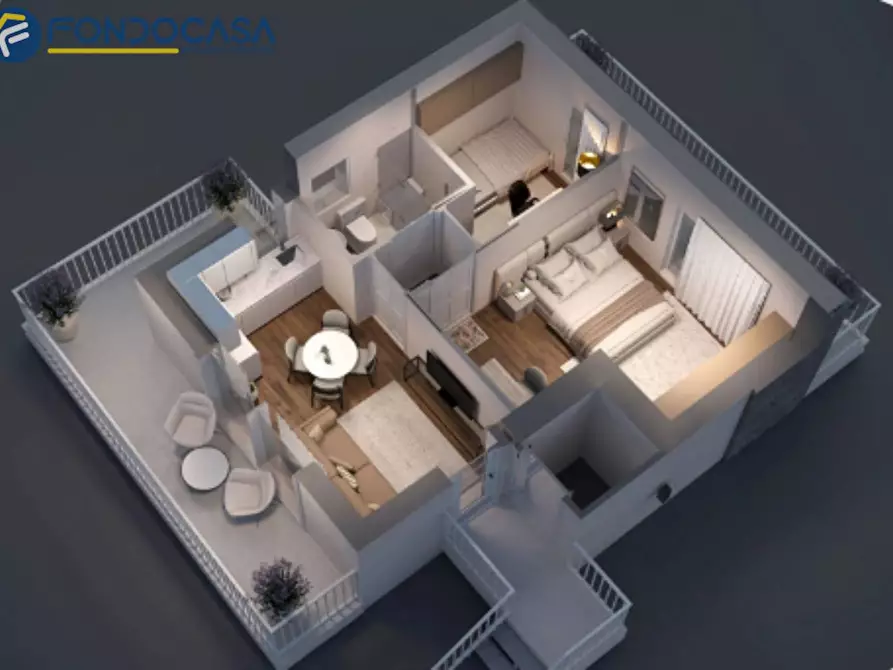 Immagine 11 di Appartamento in vendita  in Via Cilea a Grottammare