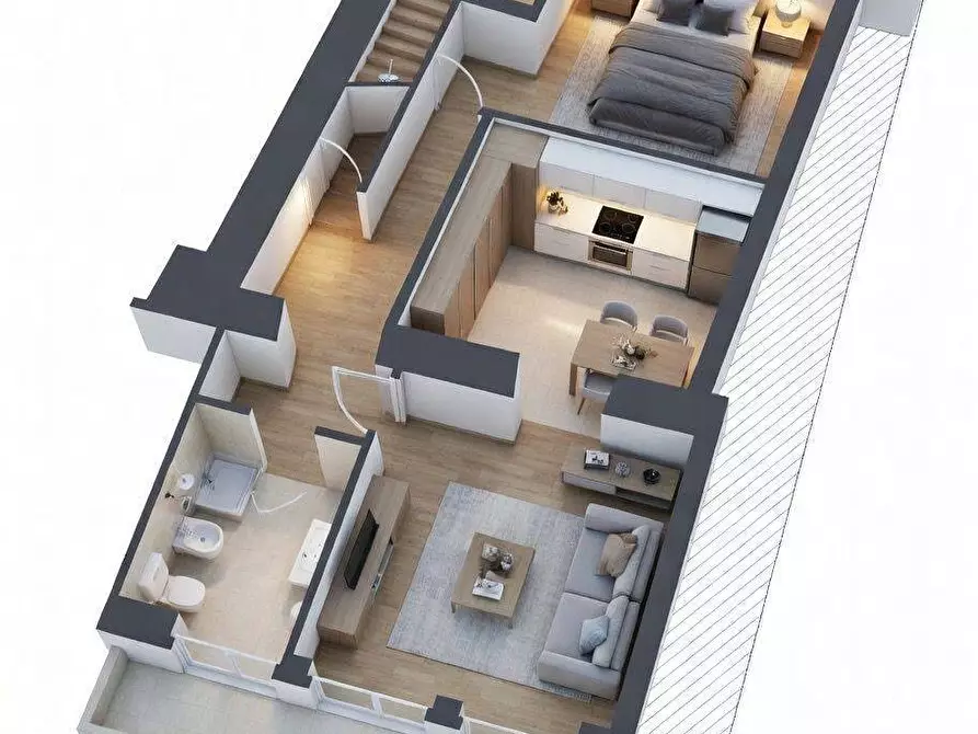 Immagine 1 di Appartamento in vendita  a Cazzago San Martino