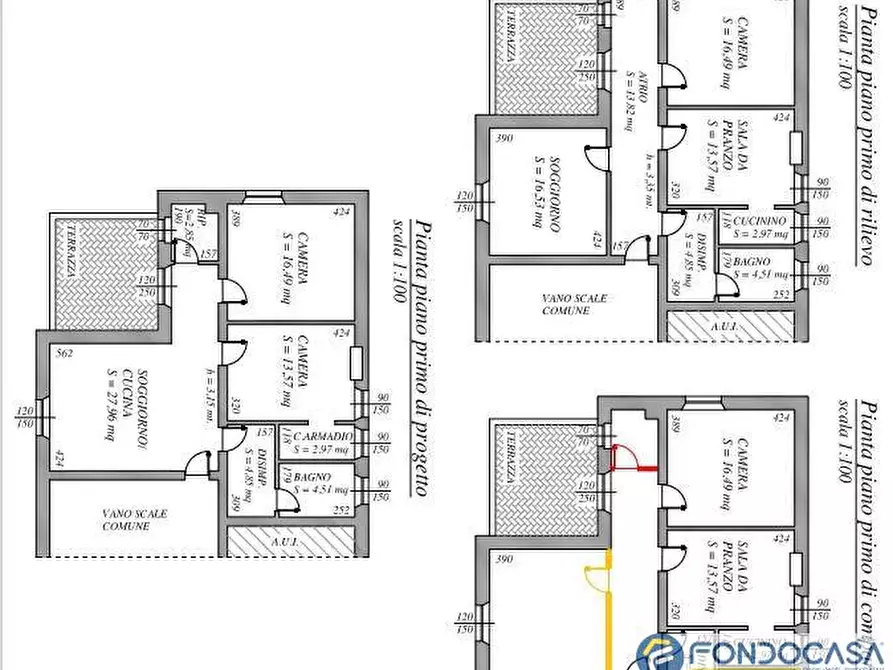 Immagine 2 di Appartamento in vendita  75 a Palazzolo Sull'oglio