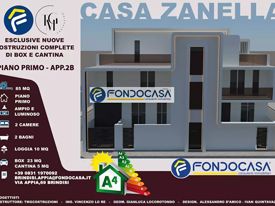 Immagine 1 di Appartamento in vendita  in Via Giacomo Zanella snc a Brindisi