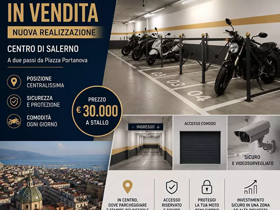 Immagine 1 di Box auto in vendita  in Piazza Gennaro De Crescenzo a Salerno