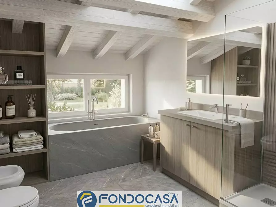 Immagine 7 di Villetta a schiera in vendita  a Castelcovati
