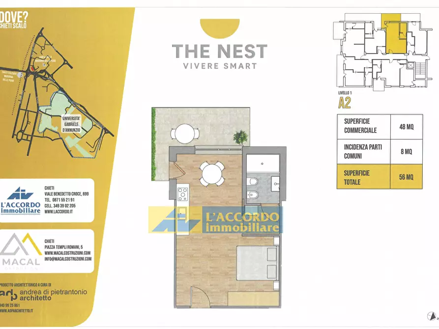 Immagine 7 di Locale commerciale in vendita  in VIA DEI VESTINI 250 a Chieti