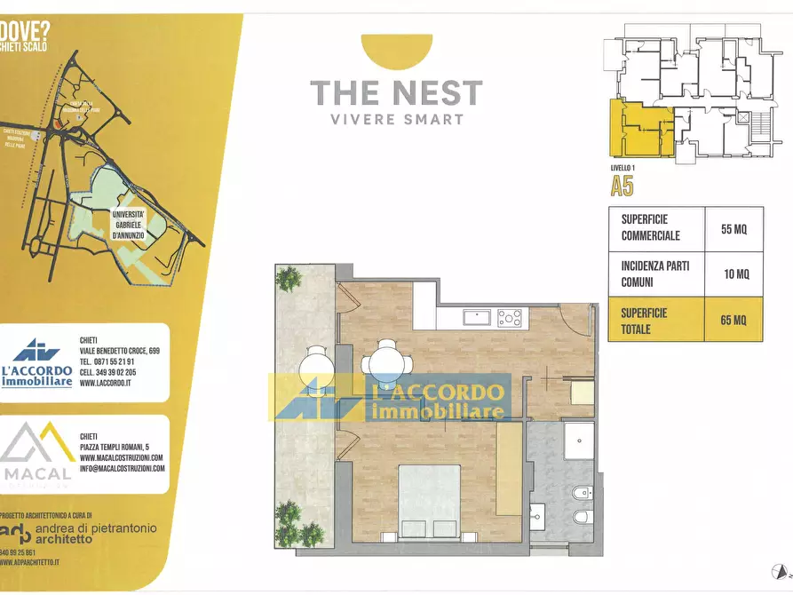 Immagine 10 di Locale commerciale in vendita  in VIA DEI VESTINI 250 a Chieti