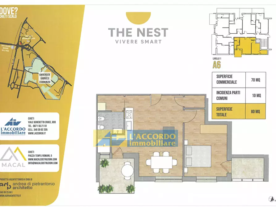 Immagine 11 di Locale commerciale in vendita  in VIA DEI VESTINI 250 a Chieti