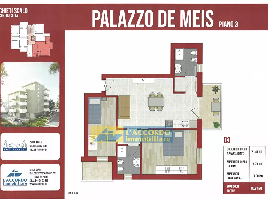 Immagine 6 di Locale commerciale in vendita  in via Angelo Camillo De Meis a Chieti