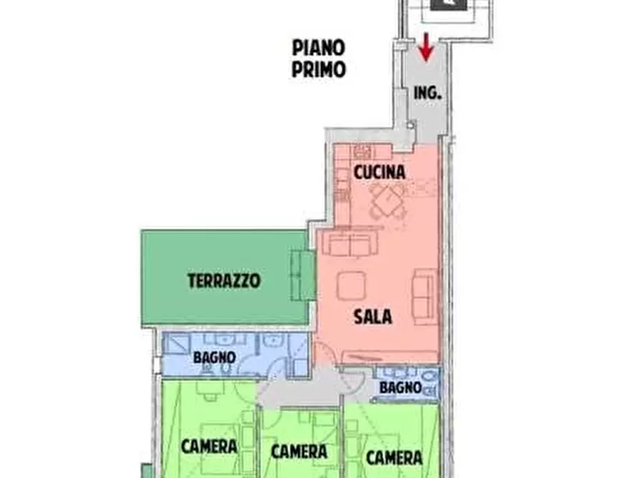 Immagine 2 di Casa semindipendente in vendita  a Alto Reno Terme