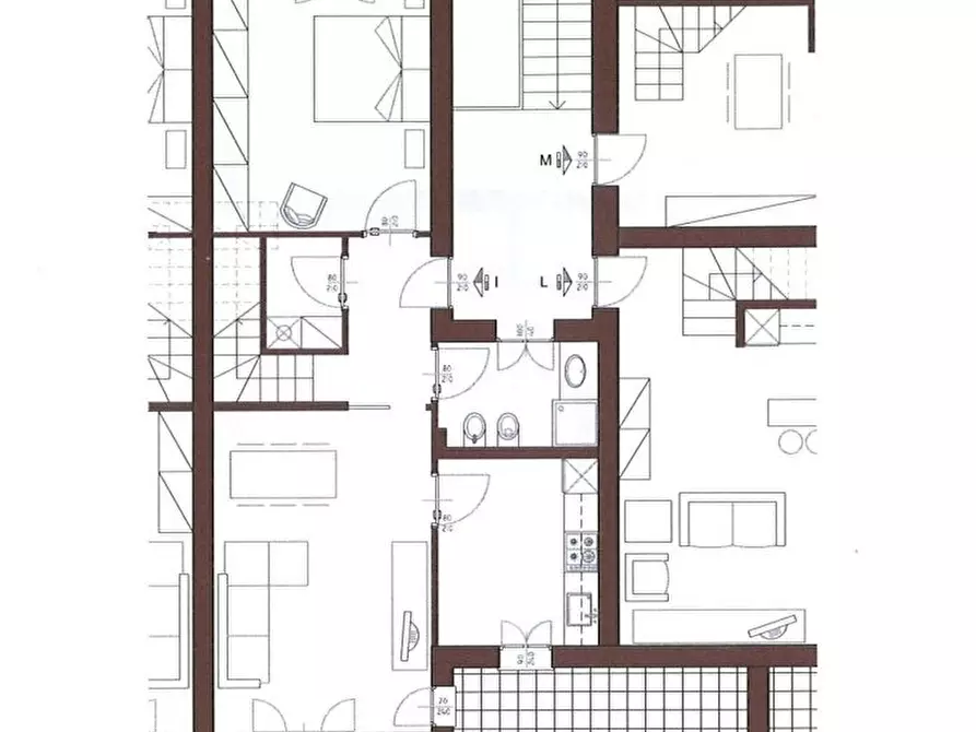 Immagine 3 di Appartamento in vendita  1 a Oggiono