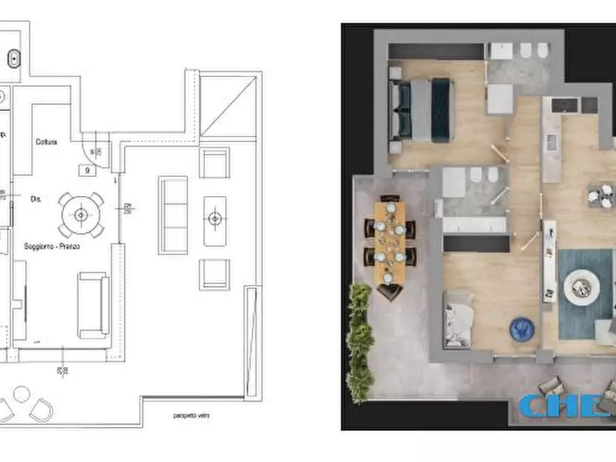 Immagine 3 di Appartamento in vendita  a Riccione