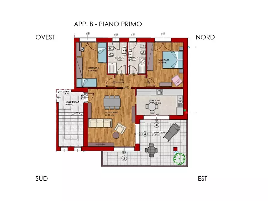 Immagine 5 di Appartamento in vendita  a Parabiago