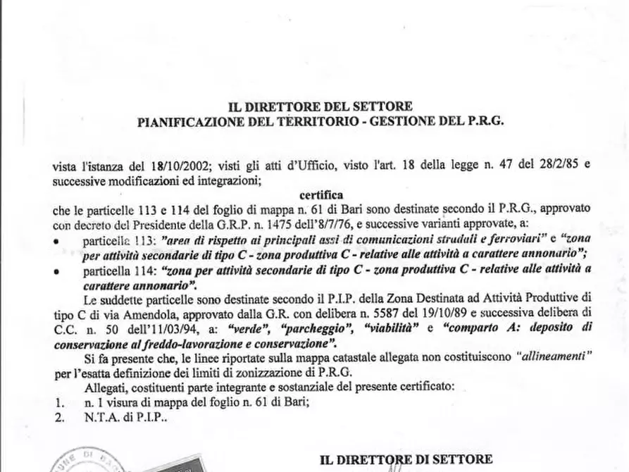 Immagine 6 di Terreno edificabile in vendita  a Bari