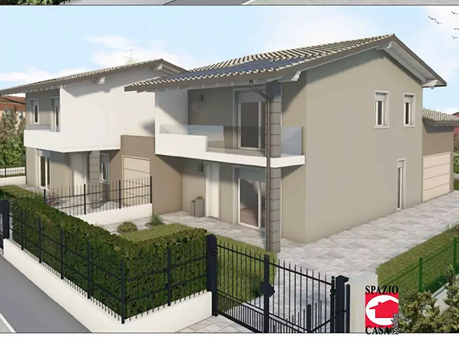 Immagine 4 di Villa in vendita  a Brescia
