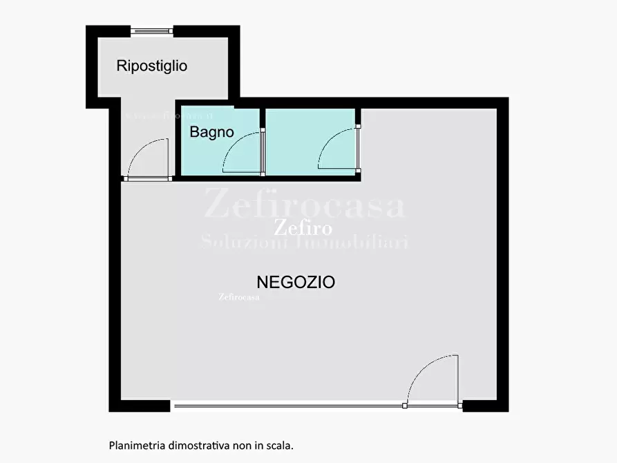 Immagine 4 di Negozio in vendita  a Cento