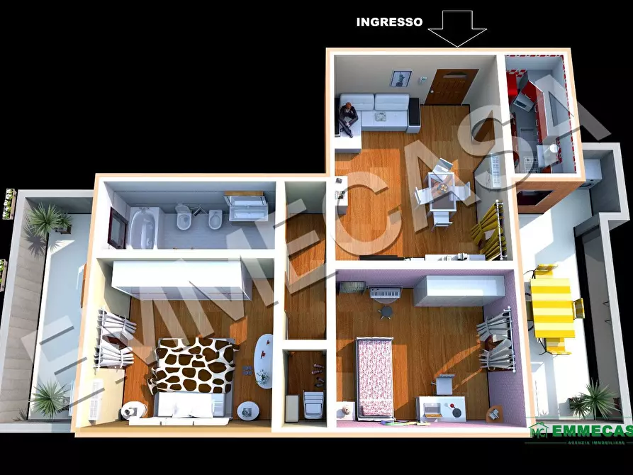 Immagine 9 di Appartamento in vendita  a Valenzano