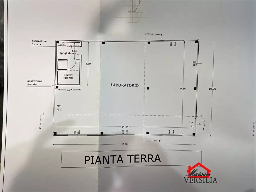 Immagine 2 di Capannone industriale in vendita  a Carrara