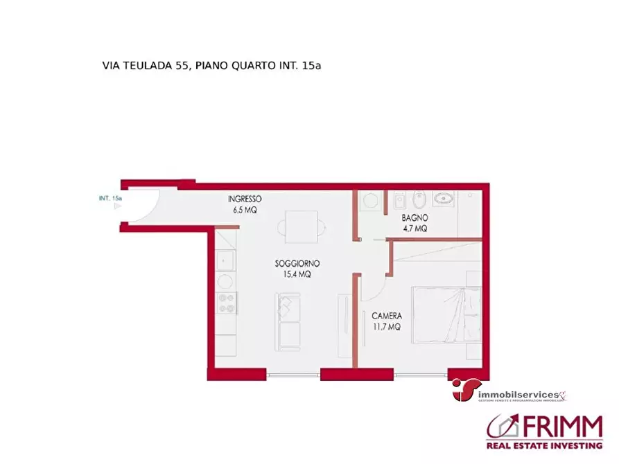 Immagine 1 di Appartamento in vendita  55 a Roma